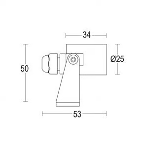 MICRO-SPOT LIGHTS- POWER HUB - LED walkover light adjustable aluminium Outdoor floodlight by Ghidini Lighting - view 3